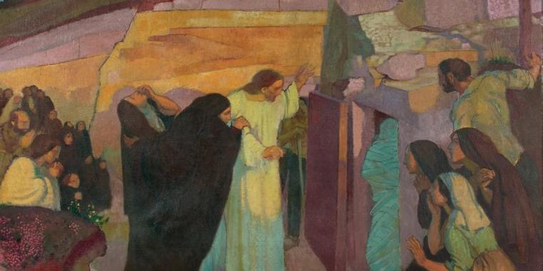 La résurrection de Lazare, tableau de Maurice Denis