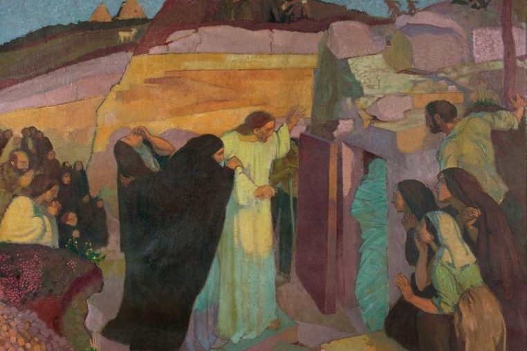 La résurrection de Lazare, tableau de Maurice Denis