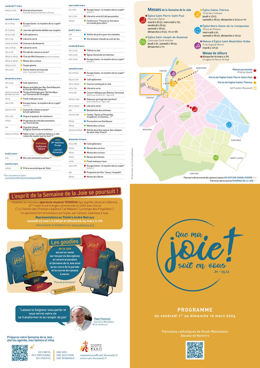 Semaine de la Joie 2024 - Tract recto